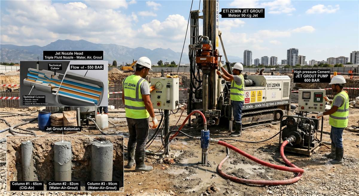 Jet Grout İmalatı - 2 - Eti Zemin